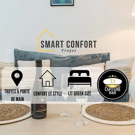 Apartment Smart Confort 14 - Confort Et Style Troyes